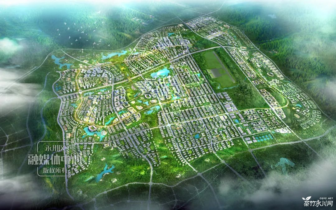 未来之城永川科技生态城将建成这样